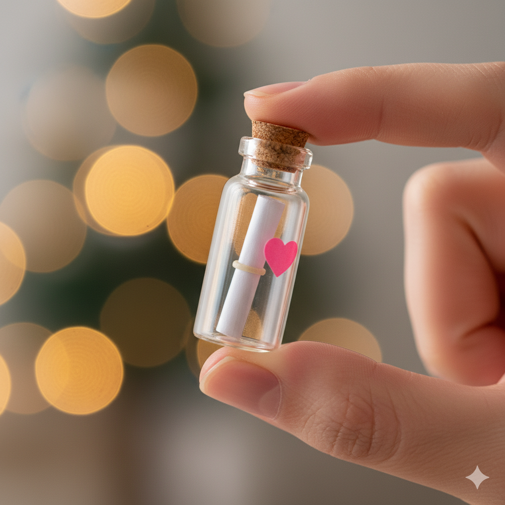 Unique Glass Wood Message for Couple Gift