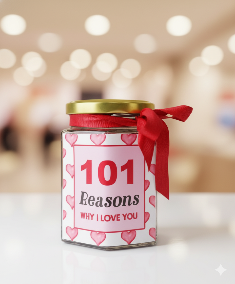 101 Reasons why i love you? Unique Gift for Couple