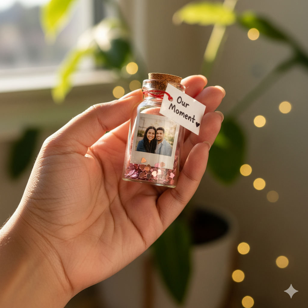 Personalized Mini Bottle With Your Love Photo- Birthday, Anniversary gift