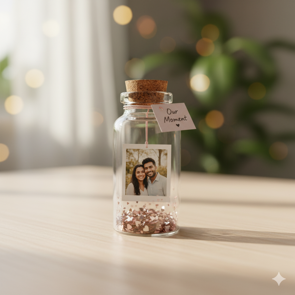 Personalized Mini Bottle With Your Love Photo- Birthday, Anniversary gift