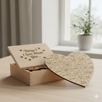 The "Things I Love About You" Heart Puzzle Box
